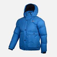 Article en vedette : Doudoune sportive écologique FXDD pour homme, à capuche, boutonnée, avec poches cargo, coutures invisibles et manches classiques