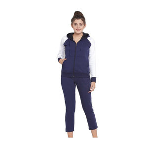 Nouveau Chic femmes survêtement 2 pièces ensemble à manches longues veste à glissière + pantalon décontracté ensemble de mode en plein air - Product Image 4