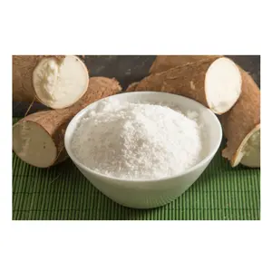 Estoque a granel disponível de farinha de amido de tapioca, amido doce de batata, amido em pó para exportação em todo o mundo, de melhor qualidade e baixo preço
