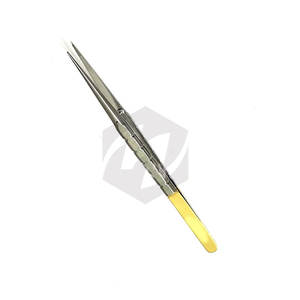 Ensemble de 3 ciseaux droits Porte-aiguille et pinces Castroviejo Ensemble d'ophtalmologie pour les yeux Instruments médicaux en acier inoxydable - Product Image 2