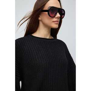 Pull en tricot décontracté surdimensionné à coupe standard - Product Image 5