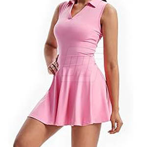 Women Golf Uniform Comfortable Moisture Wicking Polo Shirt and <b>Skirt</b> Outfit for Professional and Casual Play - Product Image 4