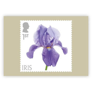 Sellos de primera clase del Reino Unido, pegatina de sello real británico, sellos florales, flores de correo real, sellos de Londres, pegatinas de papel - Product Image 2