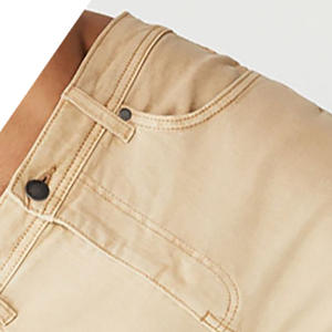 Shorts en jean pour homme, coupe droite, délavage clair, style streetwear, été, haute durabilité, tissu en coton tricoté, respirant, fabriqué au Pakistan - Product Image 3