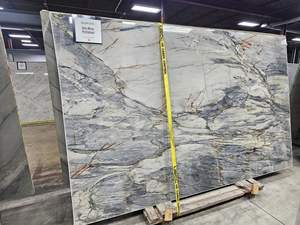 Losa de Mármol de Cuarcita Azul Ijen de Lujo Moderno, Piedra Natural para Encimera de Cocina, Panel de Pared, Pulido e Impermeable - Product Image 4