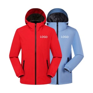 Veste à capuche imperméable à l'eau pour homme, col montant, fermeture éclair, séchage rapide, respirante, pour la randonnée et l'escalade, saison d'hiver - Product Image 2