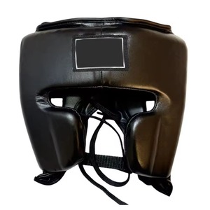 Ensemble de boxe et de sparring noir personnalisé, vente en gros, OEM, pour Kickboxing et Muay Thai, avec protège-tête et protège-gland de qualité supérieure, très demandé - Product Image 5
