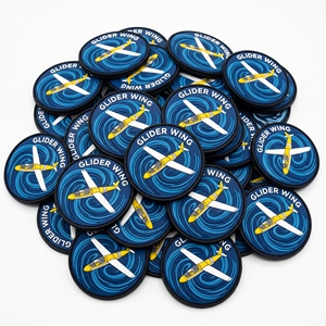 Parches de PVC con diseño de roseta al por mayor, insignias redondas de silicona para muestreadores de agua CTD, emblemas para ropa de trabajo oceanográfica, directo de fábrica - Product Image 6