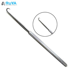 Hameçons tranchants en acier inoxydable, Instruments de chirurgie de base, crochet à peau unique de 6 pouces, CE ISO PK - Product Image 4