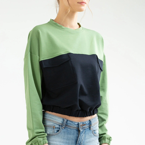 Sudadera con capucha de felpa acogedora para mujer más vendida, sudadera recortada, Fitness de invierno, estilos cortos activos, diseño relajado de longitud corta - Product Image 4