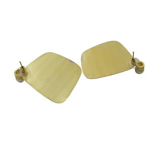 Nouvelles boucles d'oreilles tendance 2025, peintes à la main, fabricant et fournisseur, plaquées or, pierre MOP, boucles d'oreilles à clous pour femmes et filles - Product Image 5