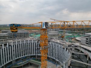 Grúa Torre Sin Plataforma DAHAN de 8 y 10 Toneladas QTZ125-6515 con 200 m de Altura de Elevación, Equipo de Construcción de Marca China - Product Image 3