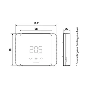 Système de chauffage, ventilation et climatisation intelligent Fantini Cosmi C800WIFIQ avec connectivité Wi-Fi - Product Image 3