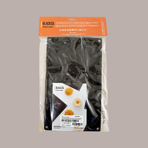 Single-Portion <b>Baking</b> & Pastry Tool Black <b>Silicone</b> Disc Mold for Sweet and Savoury Dishes 8 cm Diameter 1.8 cm Height - Product Image 4
