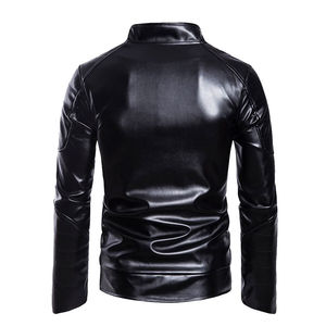 Best Selling Motorcycle Clothing 2024 New Style <b>Light</b> Weight <b>Waterproof</b> Reversible Windproof OEM Service Leather <b>Jackets</b> for Men - Product Image 3