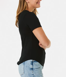 Camiseta de mujer de gran tamaño a precio de fábrica, camiseta personalizada de talla grande para mujer, camisetas de tendencia de talla grande para mujer para Estilo de vida diario - Product Image 5