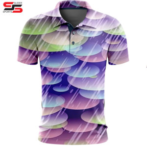 Polo de sublimación completa de poliéster 100% unisex, camisetas deportivas, camisetas polo impresas personalizadas, camisetas polo deportivas - Product Image 3
