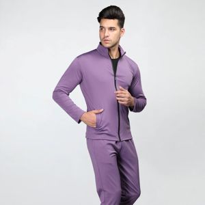 Mens Casual Zipper Tracksuit - Stylish and Comfortable - Ideal for Everyday Wear and Outdoor Activities - Product Image 1