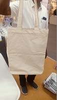 Sac fourre-tout en toile écologique résistant à l'eau, réutilisable, design tendance, fermeture éclair, broderie, logo personnalisé imprimé, chaînes – Grande Vente