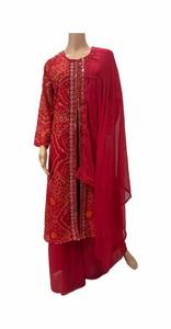 Esta ropa festiva Navratri Ropa Étnica tradicional y diseñador moderno de moda impresionante colección de Salwar Kameez / Anarkali - Product Image 4