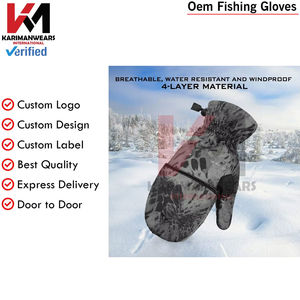 Guantes de pesca OEM directos de fábrica diseño personalizado entrega rápida al por mayor guantes de pesca al aire libre para pescadores deportivos servicio OEM - Product Image 3