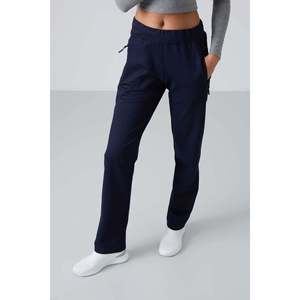 Pantalones Deportivos Tommylife para Mujer, Corte Clásico, Cómodos, con Bolsillos con Cremallera - Gris Melange, Modelo 94195 - Product Image 2