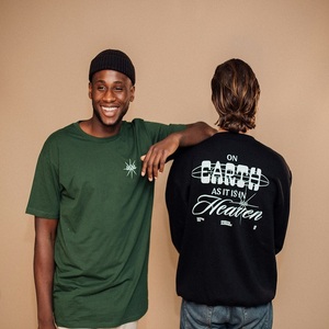 Vente en gros de streetwear pc en coton biologique pv dans différentes méthodes d'impression et matériaux T-shirt à col rond pour hommes en stock à vendre - Product Image 5