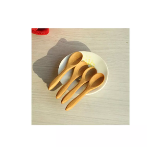 Cuchara de madera de viaje para frutas y verduras, cuchara de regalo de negocios, para arroz, sopa y comer, minicuchara antigua para condimentos, cubertería - Product Image 6