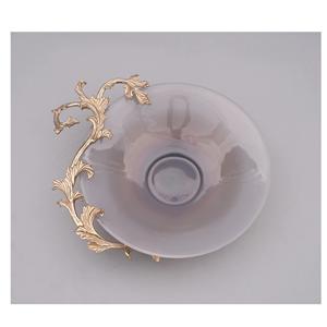 ชามเสิร์ฟช็อคโกแลตทรงกลมปลอดภัยสำหรับใช้ในบ้านและโรงแรมชามทองดีไซน์ทันสมัยสำหรับตกแต่งร้านอาหาร - Product Image 4