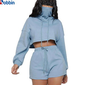 Customized Trade <b>Women's</b> Hoodies & Sweatshirts and <b>Short</b> <b>Sets</b> <b>Women</b> Faces Mask Sweatshirt and <b>Shorts</b> <b>Sets</b> Plus Size - Product Image 5