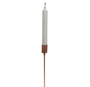 Bougie décorative pour hôtel avec porte-bâton Porte-bougie en fer/cire plaqué laiton pour la décoration de table faite à la main - Product Image 5