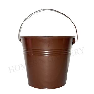 Nuevo diseño de alta calidad más vendido, macetas de cubo y macetas de flores con acabado recubierto de polvo antiguo de la India - Product Image 3