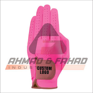 Gant de golf OEM en cuir d'agneau personnalisé de haute qualité en cuir PU de mouton microfibre Cabretta cuir gant respirant - Product Image 1