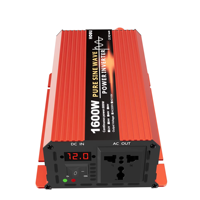 Inversor de Corriente Continua/Alterna Monofásico HOULI, 12V 220V, Onda Sinusoidal Pura, 60Hz, 90% de Eficiencia, 600W-3000W, Pico de 3s, para Uso en Automóviles, Hogares y Autocaravanas
