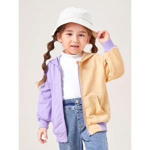 Sweat-shirt à capuche zippé unisexe en polaire coupe-vent pour adulte, couleur unie, couleurs personnalisées, décontracté - Product Image 1