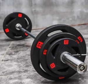 Kapsüllü halter levha üç delik o-bar ağırlıklı halter plakası el kavrama Wrap kauçuk levha kapsüllü üç delik volan - Product Image 3