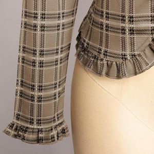 Blazers informales de trabajo, chaquetas de otoño 2024 para mujer, traje de algodón transpirable con Bolsillos de solapa de manga larga - Product Image 5