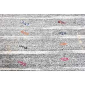 Handmade Traditional Gray Wool <b>Rug</b> 3.1 X 10.3ft Patchwork Rectangle Design for Living <b>Bedroom</b> Hallway-New Arrival <b>Rug</b> Latex - Product Image 5