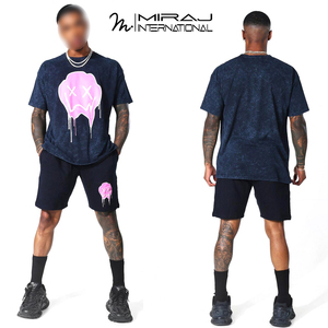 ชุดกางเกงขาสั้นระบายอากาศได้ดีน้ำหนักเบาสำหรับผู้ชายชุดเสื้อด้านนอกออกแบบได้ตามต้องการสำหรับฤดูร้อน - Product Image 4