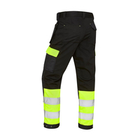 Pantalon de travail cargo de haute qualité en polycoton réfléchissant, respirant, anti-plis, grande taille, pour la construction