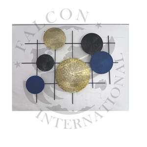 Arte de pared de Metal moderno decoración del hogar geometría única colgante artes manualidades regalo decoraciones de pared para el hogar de lujo - Product Image 1