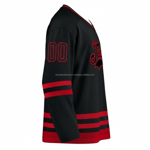 ผู้ผลิตเสื้อฮอกกี้น้ำแข็งมืออาชีพ ขายส่ง เสื้อทีมแบบกำหนดเองได้ ระบายอากาศได้ดี น้ำหนักเบา - Product Image 4