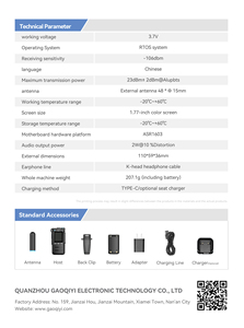 Carte SIM professionnelle mondiale longue <span class=keywords><strong>distance</strong></span> 4G GPS en option POC 5000 kilomètres PTT 20km talkie-walkie - Product Image 6