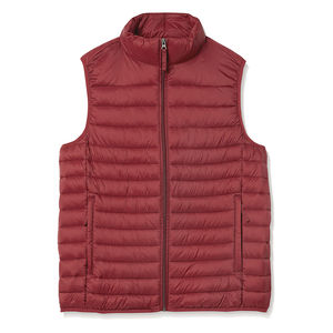 Fabriqué en usine sur mesure hiver léger coupe décontractée gilet Streetwear extérieur résistant à l'eau fermeture éclair sans manches bouffante veste de pluie - Product Image 4