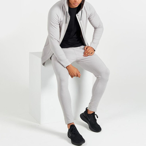 Chaquetas suaves y elásticas con cremallera Fabricante de ropa Hombres Zip up Hoodie Manga larga Sudaderas con cremallera completa de alta calidad para hombres - Product Image 6