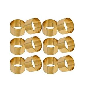Accesorios DE MESA DE BODA Diseño elegante Anillos de servilleta de latón de color dorado Anillo de servilleta hecho a mano de alta calidad Producto superior más vendido - Product Image 4