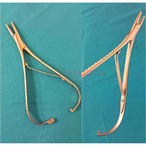 Portaagujas Mathieu de 5.5 Pulgadas, Manual, Acero Inoxidable Alemán, Pinzas Quirúrgicas Dentales para Sutura Hemostática con Bloqueo de Trinquete - Product Image 4