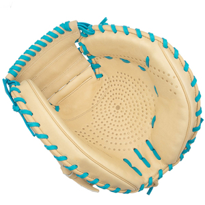 Guantes de Béisbol de Cuero Personalizados de Alta Calidad, Guantes Deportivos Cómodos Antideslizantes de Dedo Completo, OEM Personalizados para Receptor - Product Image 4