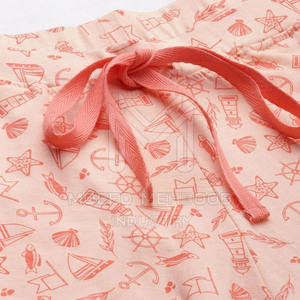 Vente en gros 2024 Ensemble de shorts décontractés pour femmes Logo personnalisable imprimé sur manches courtes 100% coton pour les sports d'hiver Motif solide - Product Image 5