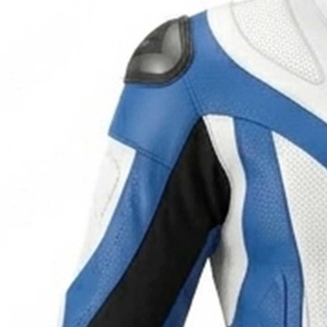 Combinaison de moto, une ou deux pièces, en cuir véritable, pour course, avec logo personnalisé, imperméable. - Product Image 3